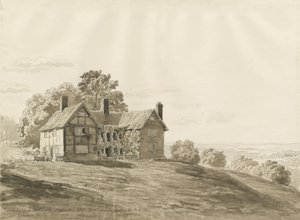 Patshull Park - Lodge door Cornelius Varley