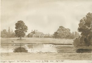Somerford Hall door Cornelius Varley