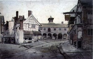 De markt, Ross, Herefordshire