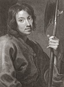 Sint Mattheüs of Mattheüs de Apostel. Portret. door Cornelius van Caukercken