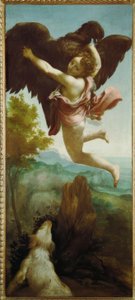 De ontvoering van Ganymedes door Correggio