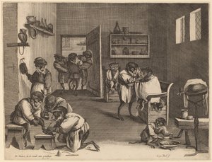 De Kapperszaak van de Apen