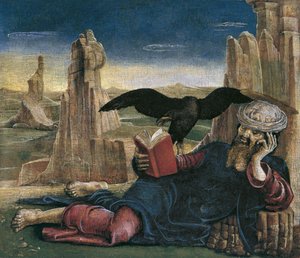Sint Johannes de Evangelist op Patmos