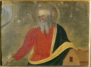 Noach Predella Paneel van het Altaarstuk door Cosimo di Lorenzo Rosselli