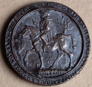 Mehmet II de Veroveraar (bronzen medaille) door Costanzo da Ferrara