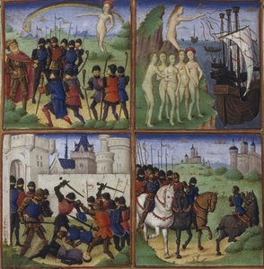 Illustratie voor het epos De Aeneis van Vergilius, 1450-1499