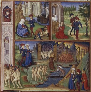 Illustratie voor het epos De Aeneis van Vergilius, 1450-1499