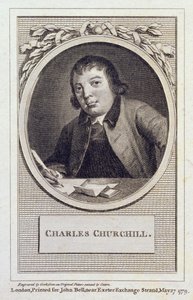 Charles Churchill door Cotton (after)