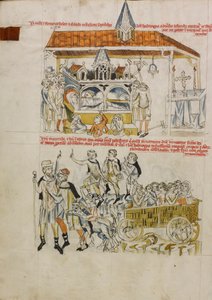 Het leven van de gezegende Hedwig door Court workshop of Duke Ludwig I of Liegnitz and Brieg