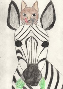 Mijn vriend de zebra door Crazy Artist