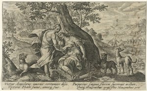 Apollo en Hyacinthus door Crispijn van de Passe (I)