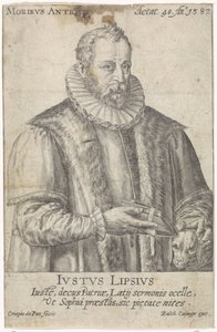 Portret van Justus Lipsius door Crispijn van de Passe (I)
