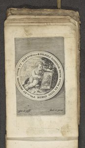 Putto met tablet