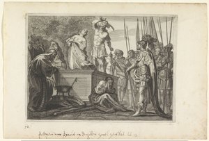Offer van Polyxena door Crispijn van de Passe (II)