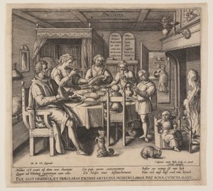 Condordia door Crispijn van de Passe I