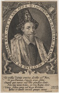 Jakobus I, koning van Engeland door Crispijn van de Passe I