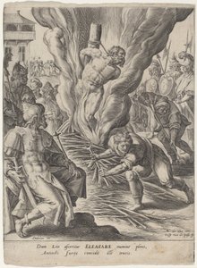 Eleazar verbrand door Antiochus