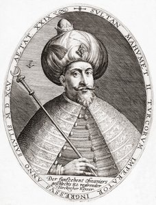 Mehmed III. Sultan, Ottomaanse Rijk. Portret. door Crispin I de (after) Passe