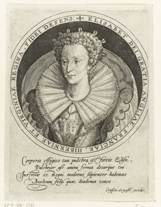 Portret van koningin Elizabeth I van Engeland