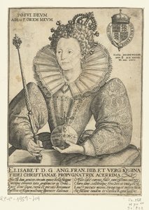 Portret van koningin Elizabeth I van Engeland, 1592