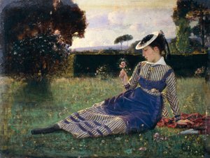 Alaide in de tuin