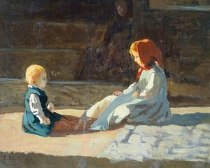 Kinderen in de zon, circa 1860