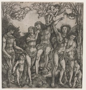Allegorie van Vleselijke Liefde door Cristofano Robetta