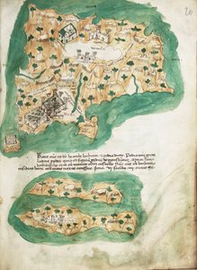 Naxos perkamentkaart, ca. 1420