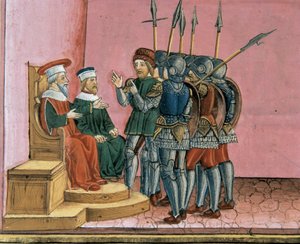 De priesters herinneren Pontius Pilatus eraan dat Jezus zijn opstanding had voorspeld