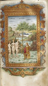 Het oordeel van Parijs, 1485-1499 door Cristoforo Majorana