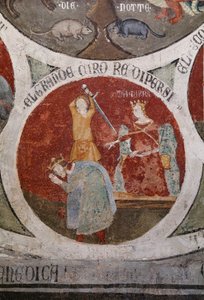 De dood van Cyrus, koning van Perzië, detail van Het wiel van Barlaam