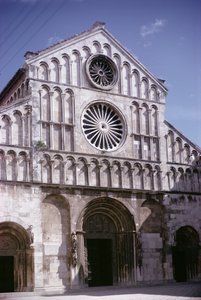 Gevel van de kathedraal