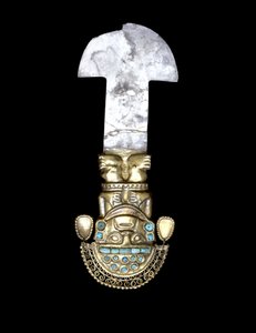 Ceremoniële tumi, Midden Sicán periode, 900-1100 door Culture Sicán