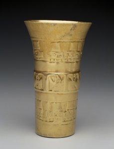 Beker: Vogels en Hoofden, 900-1100 (goud)