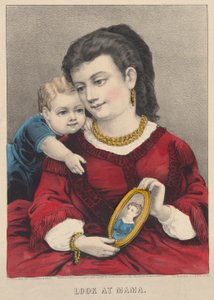 Kijk naar Mama door Currier and Ives