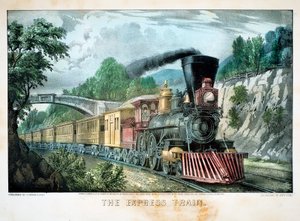 De sneltrein, VS, 1870