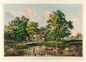 De terugkeer van de weide door Currier and Ives