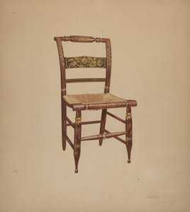 Hitchcock stoel door Cushman Parker