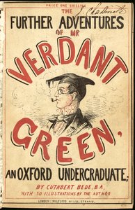 Omslagillustratie voor De verdere avonturen van Mr Verdant Green, een Oxford-student