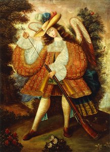 Aartsengel met Arquebus