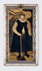 Portret van keurvorst Augustus I van Saksen (1526-1586) door Cyriacus (c.1560 1598) Roder
