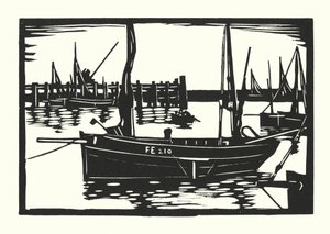 Vissersboten en schuiten: Folkestone Beam-Trawler
