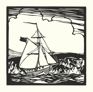 Vissersboten en schuiten: Revenue Cutter door Cyril A. Wilkinson