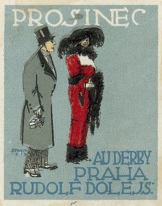 December. Au Derby Rudolf Dole mode, Praag door Czech School