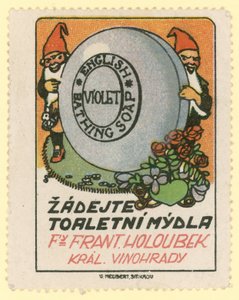 Frantisek Holoubek Violet Engelse badzeep door Czech School