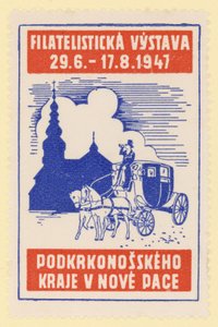 Filatelistische tentoonstelling, Tsjechoslowakije, 1947