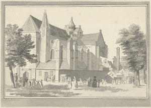 Mariakerk te Utrecht door D.J. Bierens
