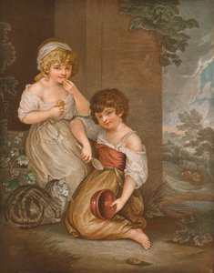Cottage kinderen Hobbinol en Gandaretta, c. 1883, 1903 door DW Tomkins