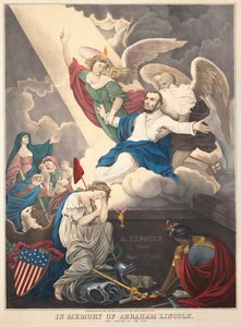 Ter nagedachtenis aan Abraham Lincoln: De beloning van de rechtvaardige, 1865 door D. T. Wiest