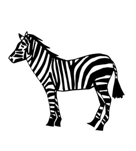 Zebra, 2024 (gemengde techniek)